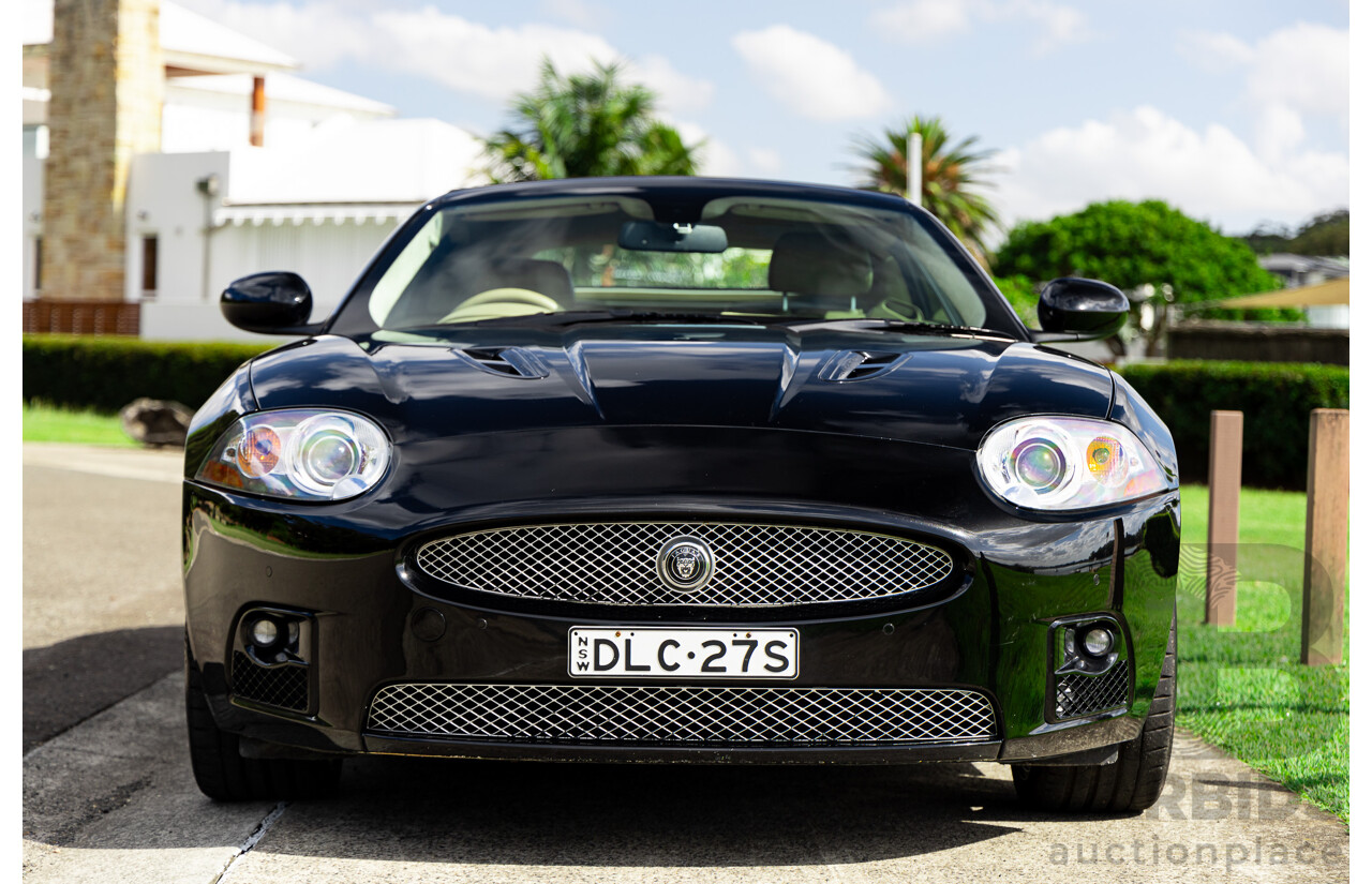 6/2009 Jaguar XKR X150 2d Convertible Ultimate Black Metallic Supercharged V8 4.2L