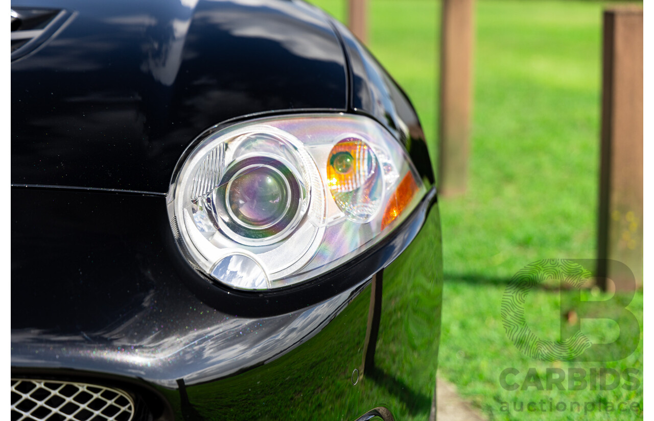 6/2009 Jaguar XKR X150 2d Convertible Ultimate Black Metallic Supercharged V8 4.2L