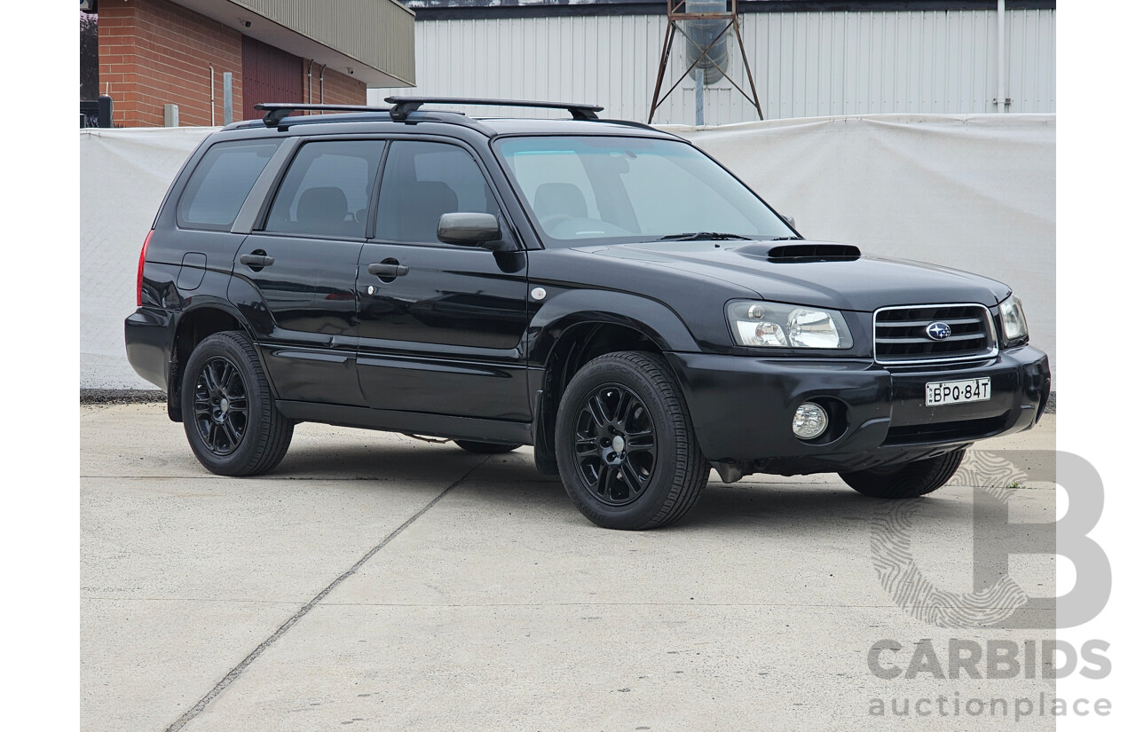 7/2004 Subaru Forester XT Luxury MY04 4d Wagon Black 2.5L