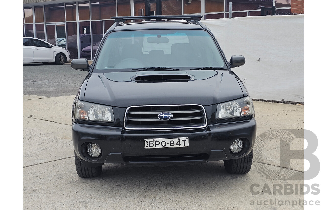 7/2004 Subaru Forester XT Luxury MY04 4d Wagon Black 2.5L