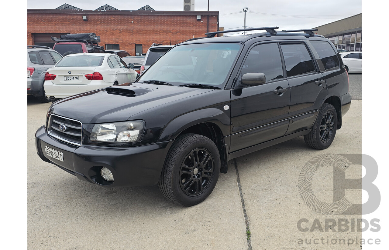 7/2004 Subaru Forester XT Luxury MY04 4d Wagon Black 2.5L