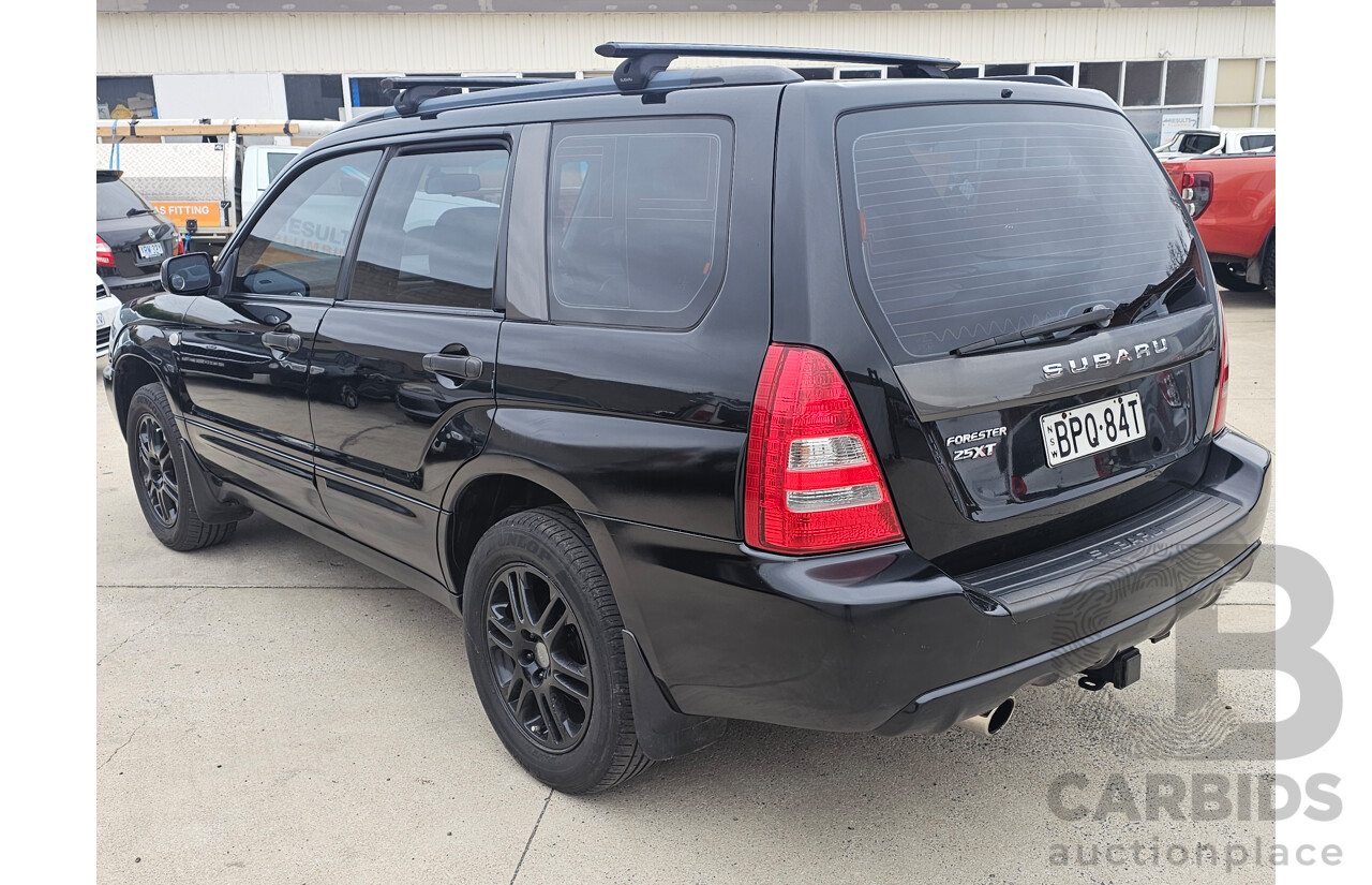 7/2004 Subaru Forester XT Luxury MY04 4d Wagon Black 2.5L