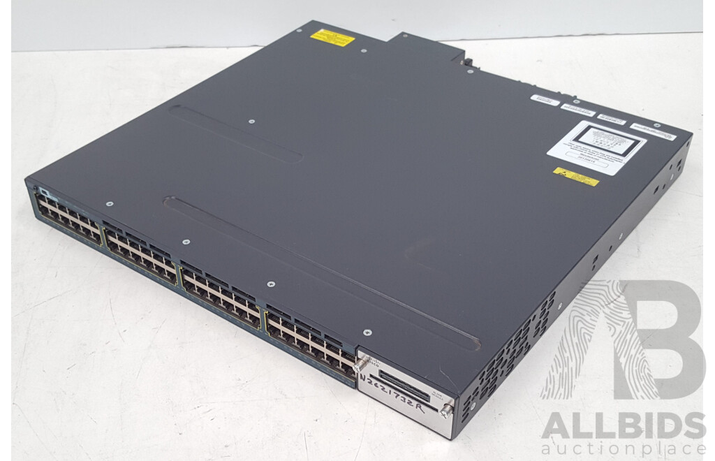 Cisco (WS-C3560X-48PF-S) Catalyst 3560-X Series PoE+ 48-Port Gigabit Ethernet Switch