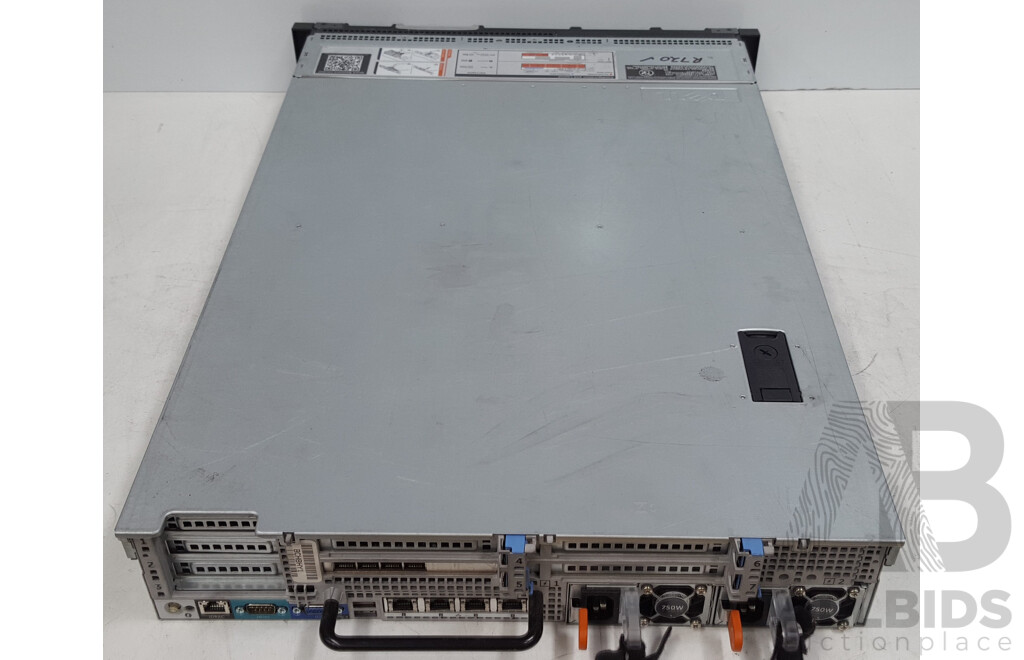 Dell PowerEdge R720 Dual Intel Xeon (E5-2650 0) 2.00GHz-2.80GHz 8-Core CPU 2RU Server w/ 128GB DDR3