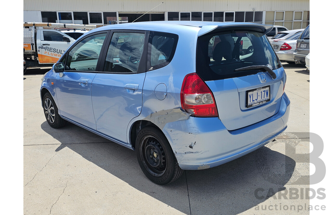 10/2002 Honda Jazz GLi  5d Hatchback Blue 1.3L