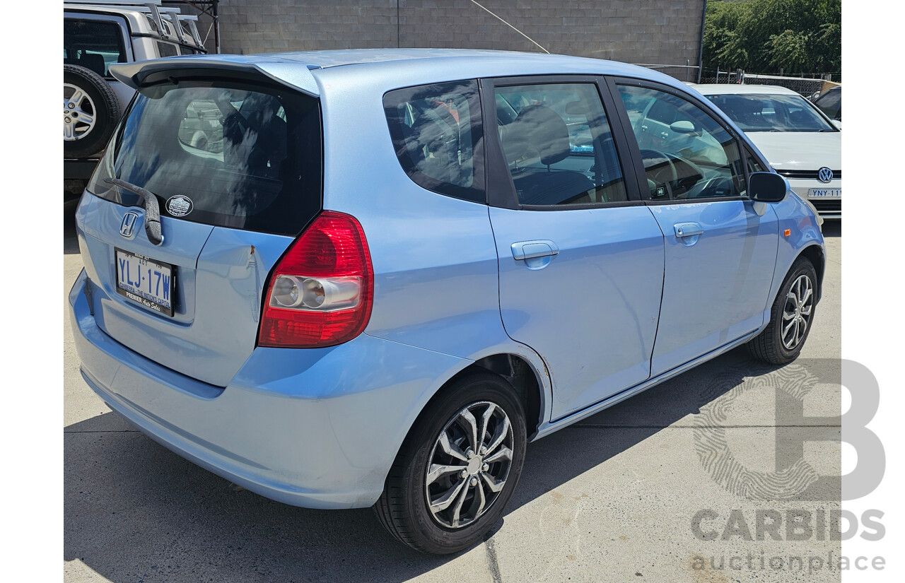 10/2002 Honda Jazz GLi  5d Hatchback Blue 1.3L