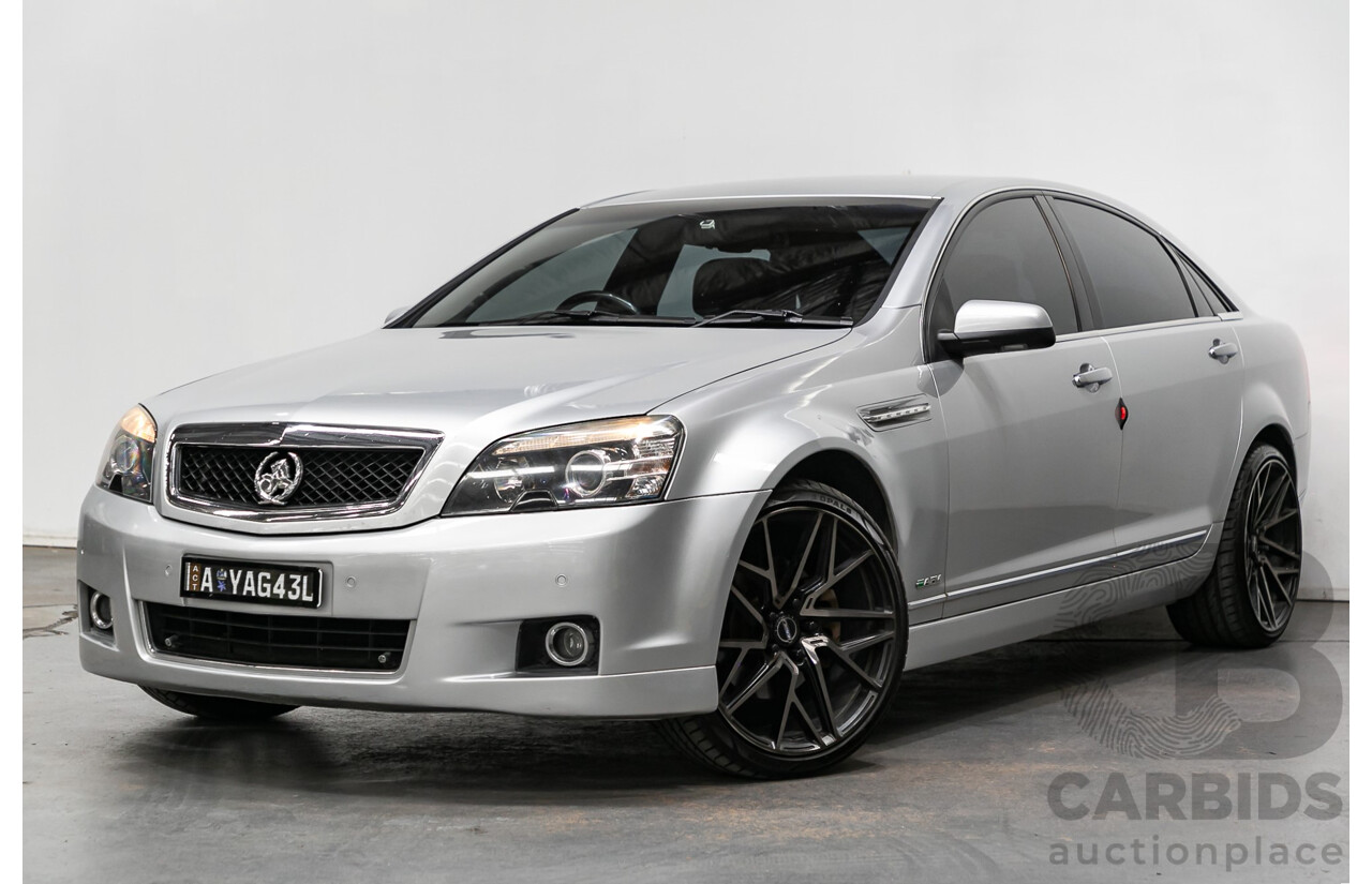 8/2010 Holden Caprice WM MY10 4d Sedan Nitrate Silver Metallic V8 6.0L