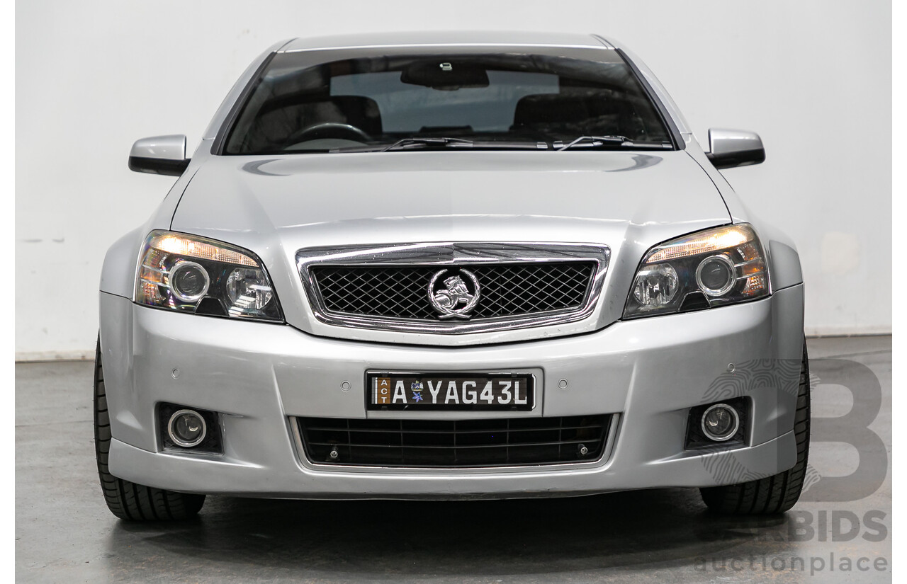 8/2010 Holden Caprice WM MY10 4d Sedan Nitrate Silver Metallic V8 6.0L