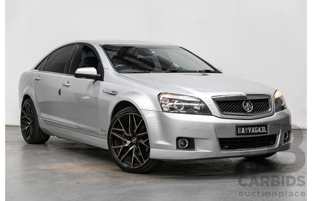 8/2010 Holden Caprice WM MY10 4d Sedan Nitrate Silver Metallic V8 6.0L