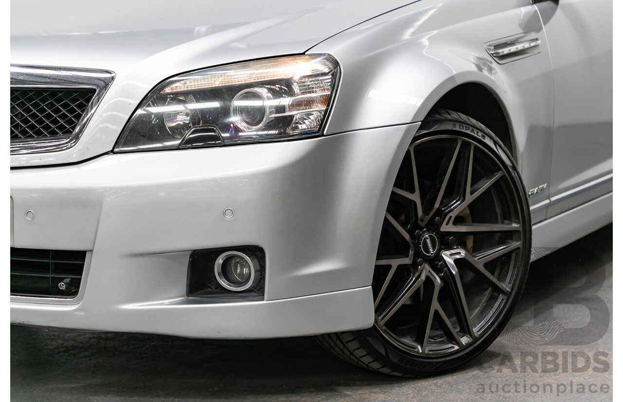 8/2010 Holden Caprice WM MY10 4d Sedan Nitrate Silver Metallic V8 6.0L