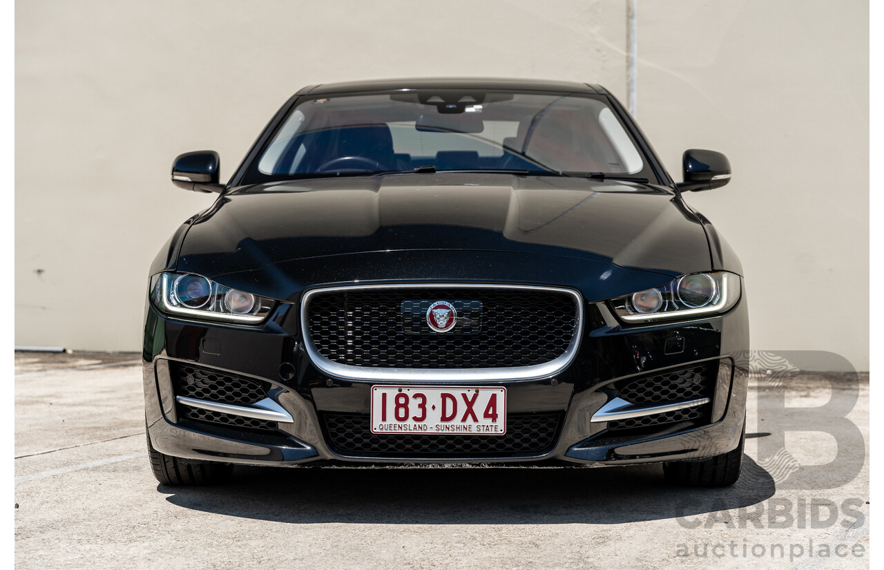 12/2015 Jaguar XE 25t R-Sport 4d Sedan Ultimate Black Metallic Turbo 2.0L