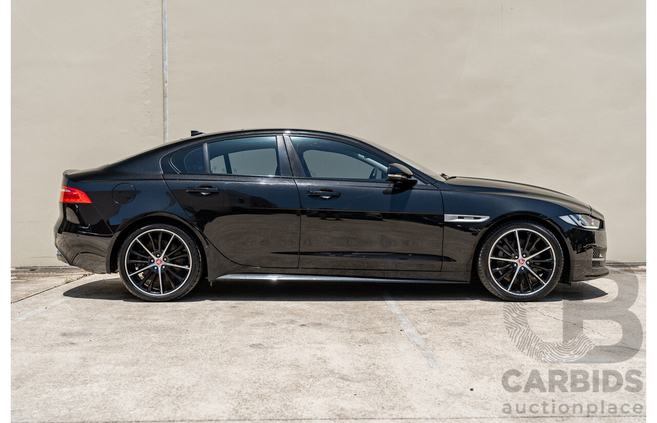 12/2015 Jaguar XE 25t R-Sport 4d Sedan Ultimate Black Metallic Turbo 2.0L