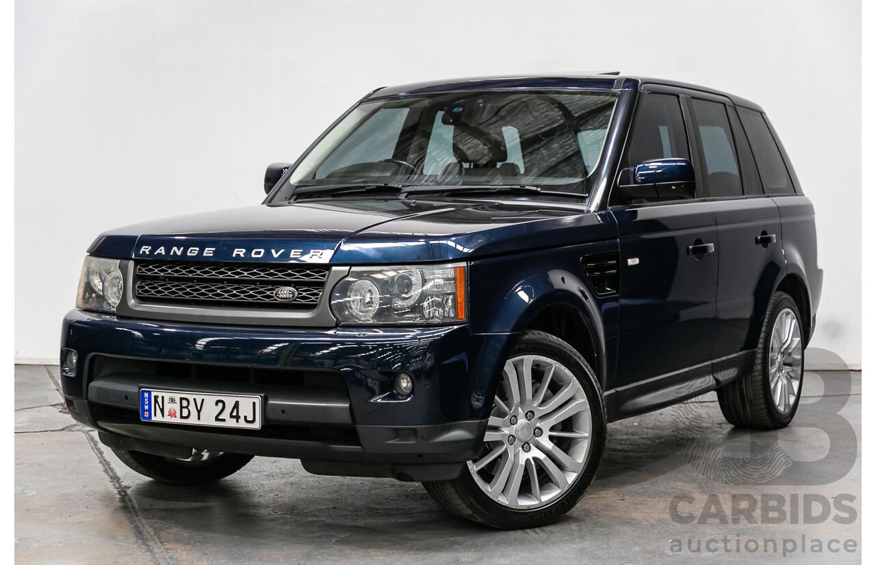 6/2011 Land Rover Range Rover Sport 3.0 TDV6 Luxury (4x4) MY11 4d Wagon Buckingham Blue Metallic Turbo Diesel V6 3.0L