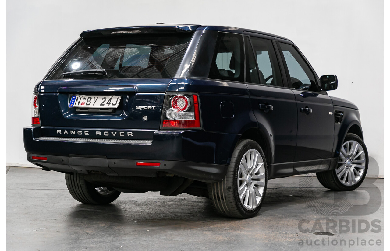 6/2011 Land Rover Range Rover Sport 3.0 TDV6 Luxury (4x4) MY11 4d Wagon Buckingham Blue Metallic Turbo Diesel V6 3.0L