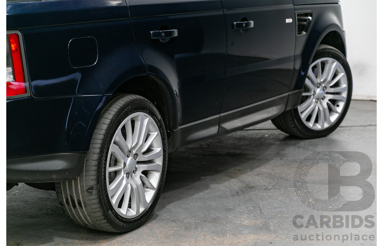 6/2011 Land Rover Range Rover Sport 3.0 TDV6 Luxury (4x4) MY11 4d Wagon Buckingham Blue Metallic Turbo Diesel V6 3.0L