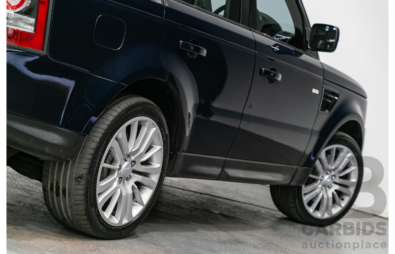 6/2011 Land Rover Range Rover Sport 3.0 TDV6 Luxury (4x4) MY11 4d Wagon Buckingham Blue Metallic Turbo Diesel V6 3.0L