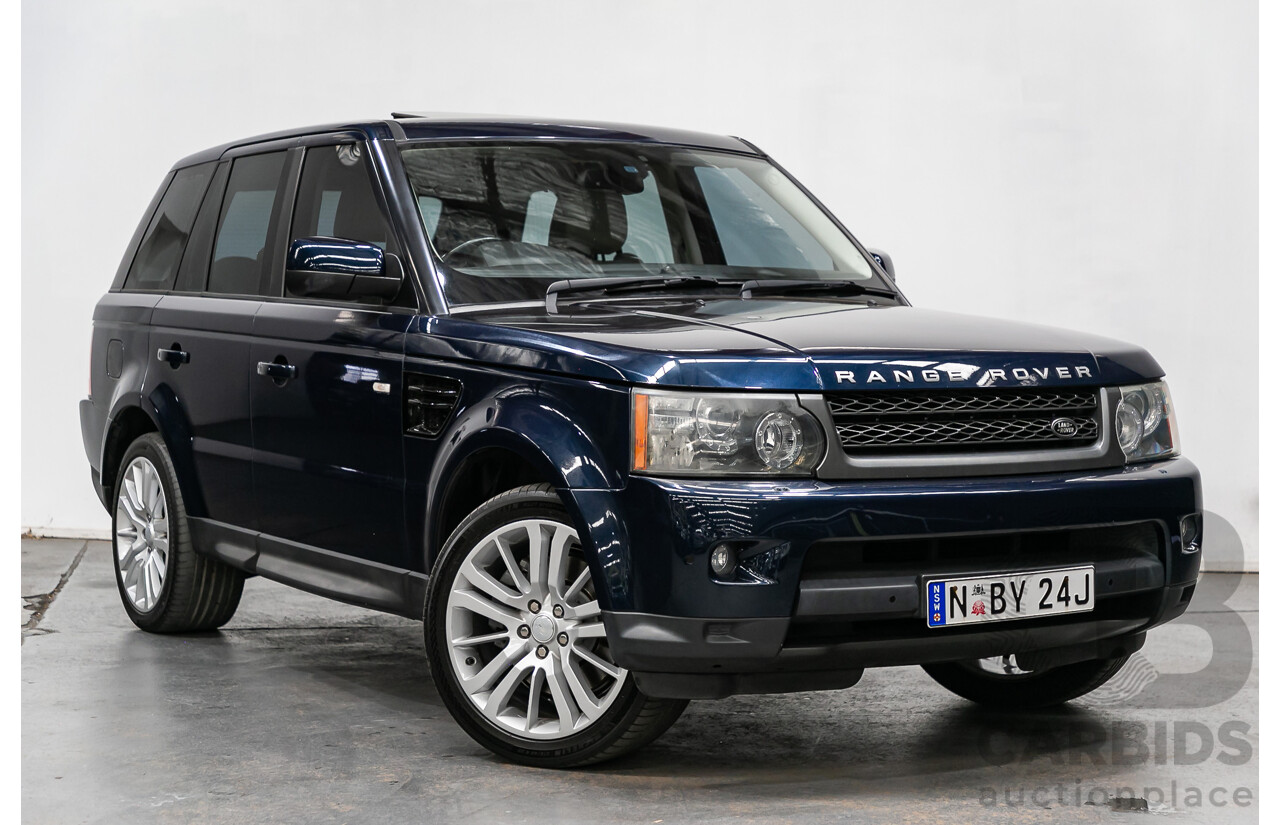 6/2011 Land Rover Range Rover Sport 3.0 TDV6 Luxury (4x4) MY11 4d Wagon Buckingham Blue Metallic Turbo Diesel V6 3.0L