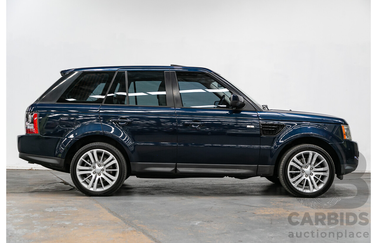 6/2011 Land Rover Range Rover Sport 3.0 TDV6 Luxury (4x4) MY11 4d Wagon Buckingham Blue Metallic Turbo Diesel V6 3.0L