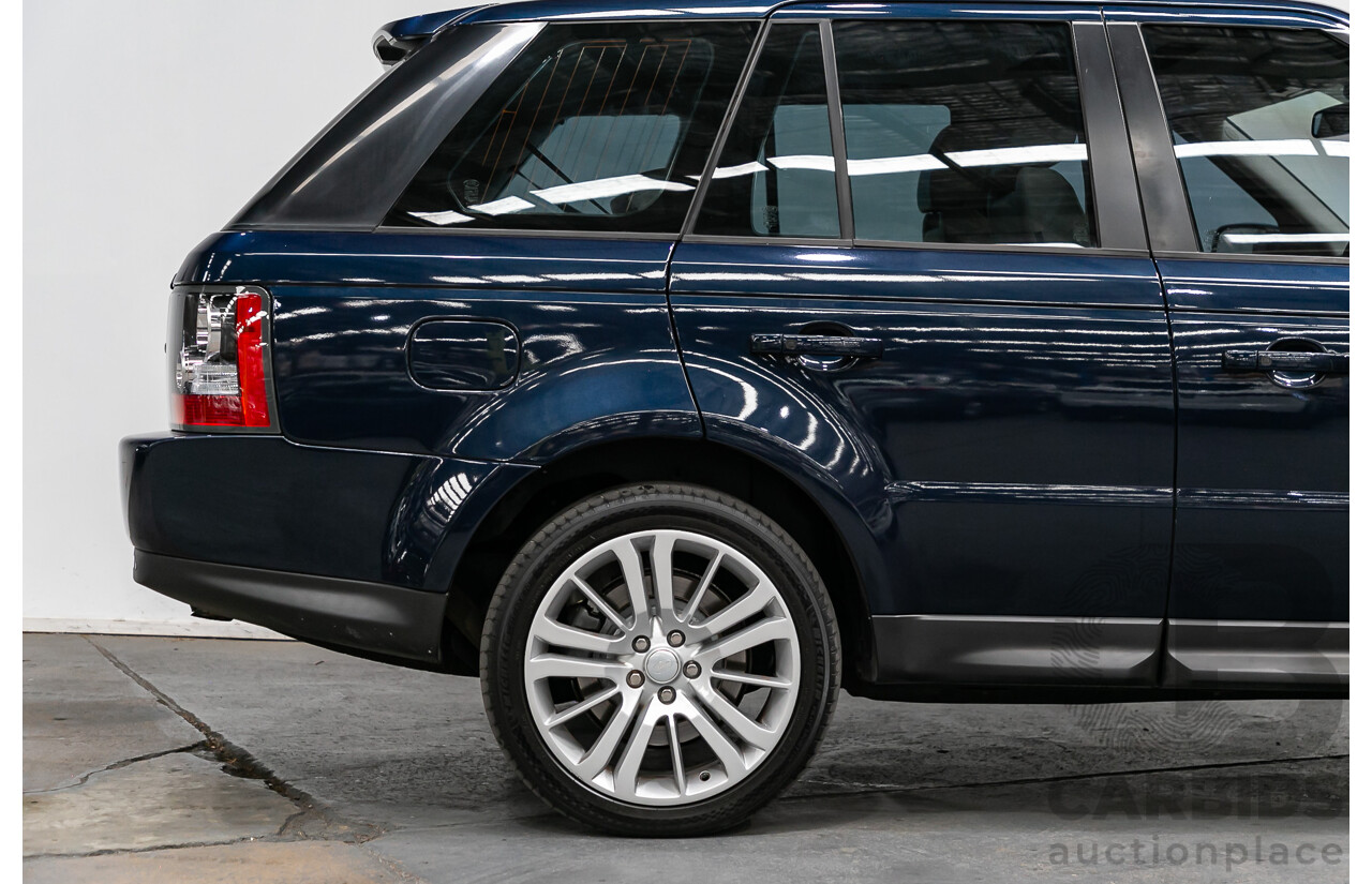 6/2011 Land Rover Range Rover Sport 3.0 TDV6 Luxury (4x4) MY11 4d Wagon Buckingham Blue Metallic Turbo Diesel V6 3.0L