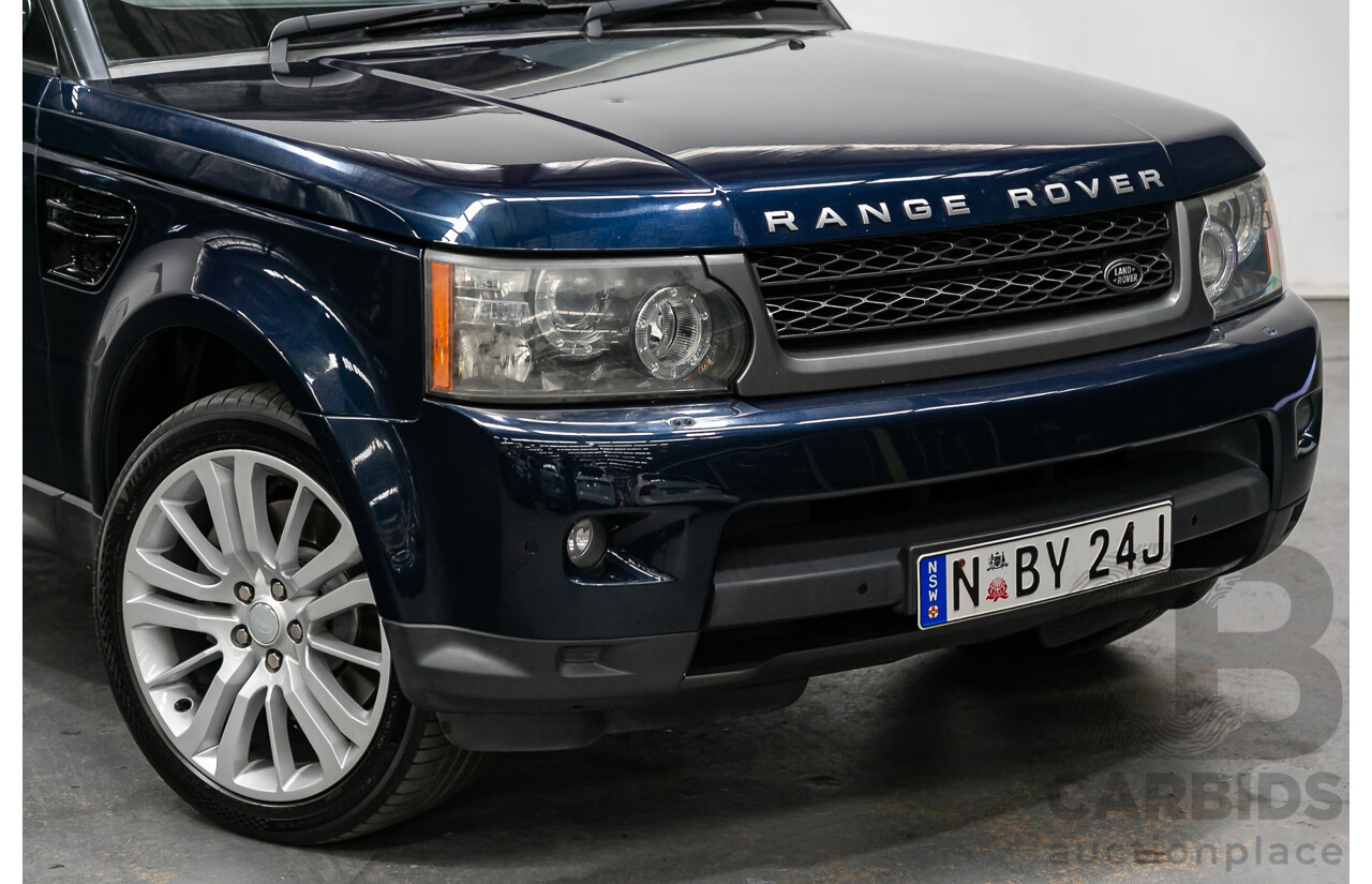 6/2011 Land Rover Range Rover Sport 3.0 TDV6 Luxury (4x4) MY11 4d Wagon Buckingham Blue Metallic Turbo Diesel V6 3.0L