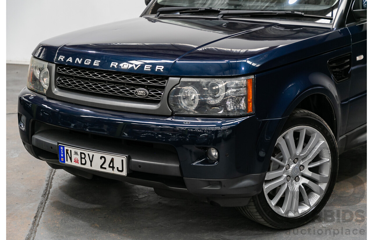 6/2011 Land Rover Range Rover Sport 3.0 TDV6 Luxury (4x4) MY11 4d Wagon Buckingham Blue Metallic Turbo Diesel V6 3.0L