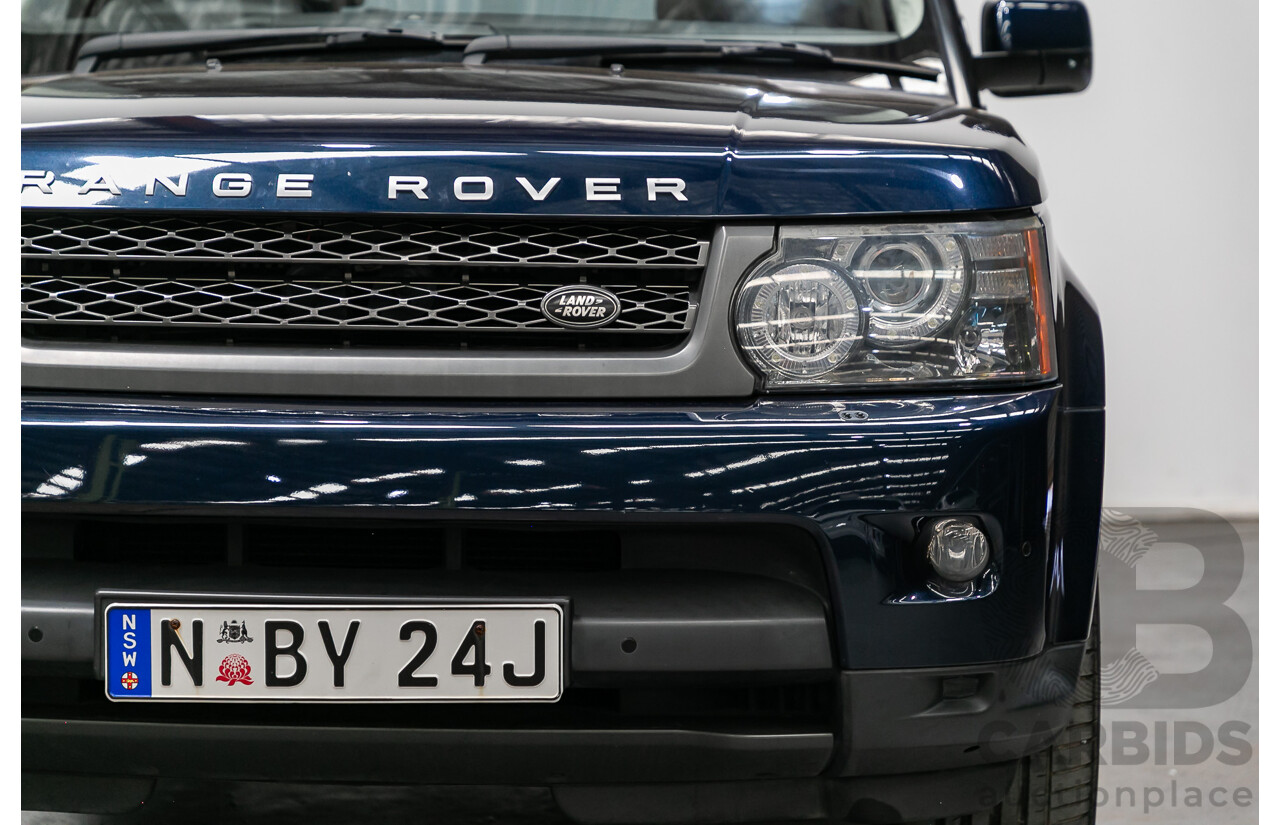 6/2011 Land Rover Range Rover Sport 3.0 TDV6 Luxury (4x4) MY11 4d Wagon Buckingham Blue Metallic Turbo Diesel V6 3.0L