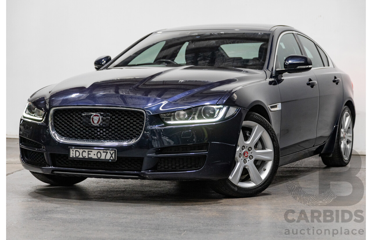 12/2015 Jaguar XE 20t Prestige 4d Sedan Dark Sapphire Metallic Turbo 2.0L