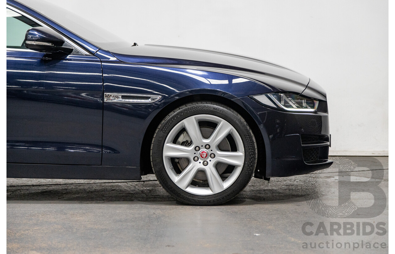 12/2015 Jaguar XE 20t Prestige 4d Sedan Dark Sapphire Metallic Turbo 2.0L