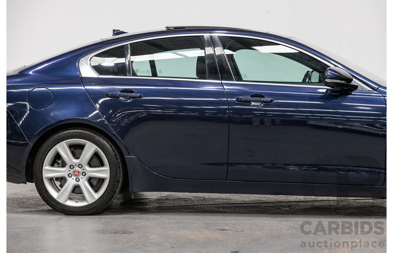 12/2015 Jaguar XE 20t Prestige 4d Sedan Dark Sapphire Metallic Turbo 2.0L