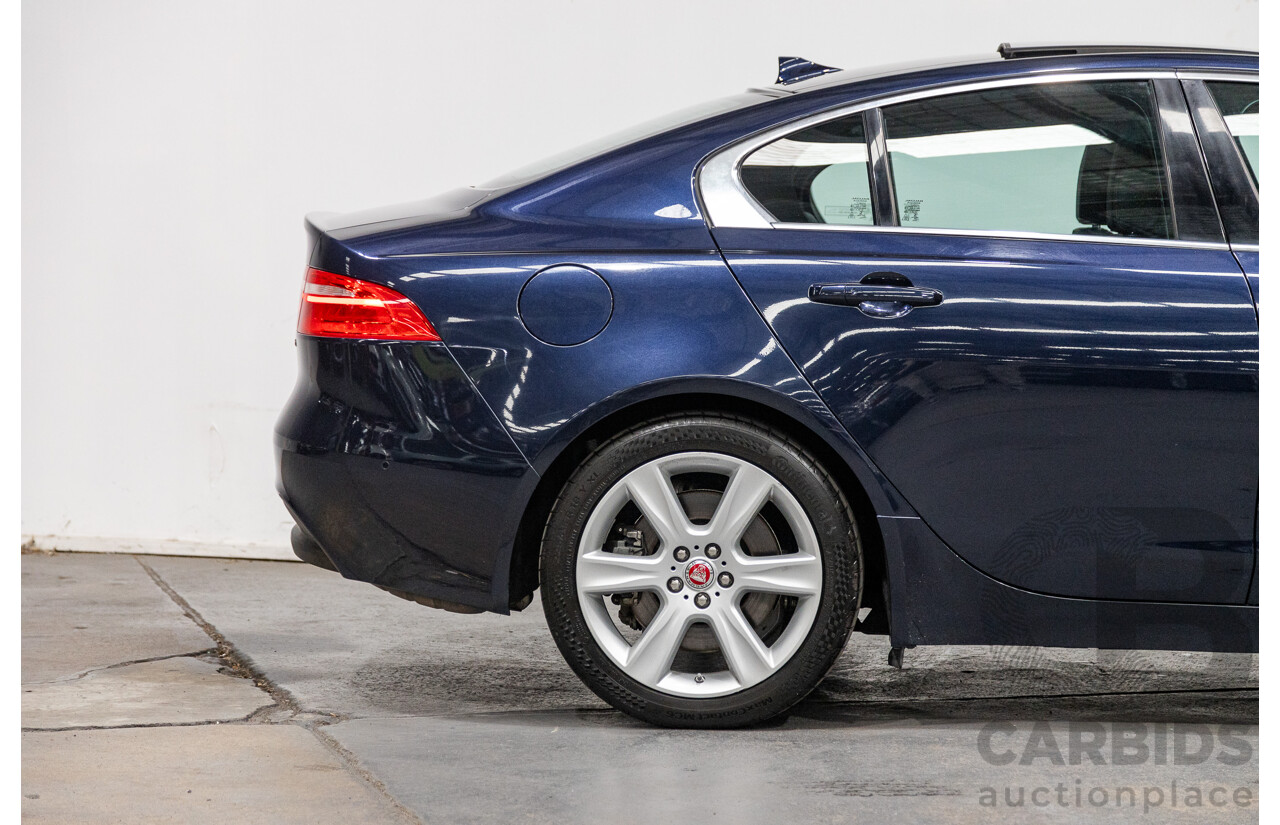 12/2015 Jaguar XE 20t Prestige 4d Sedan Dark Sapphire Metallic Turbo 2.0L