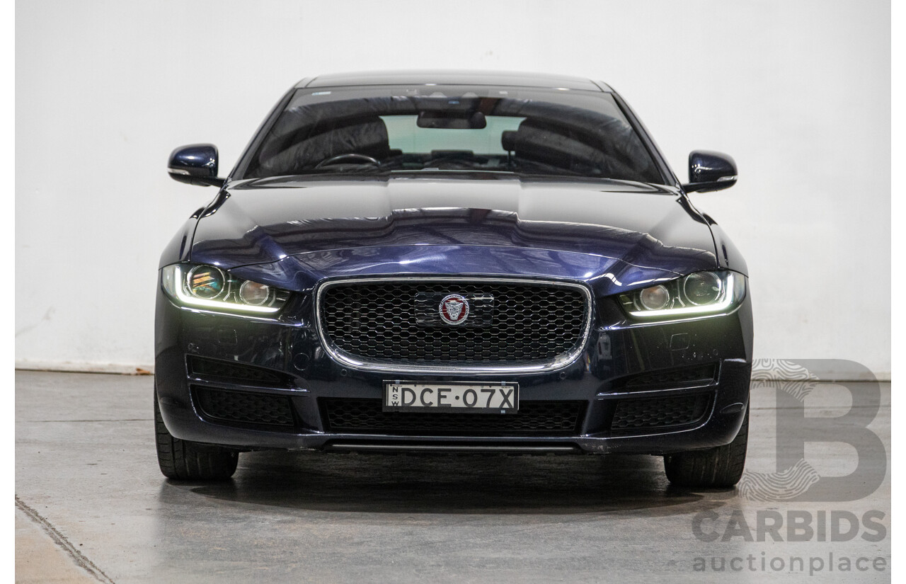 12/2015 Jaguar XE 20t Prestige 4d Sedan Dark Sapphire Metallic Turbo 2.0L