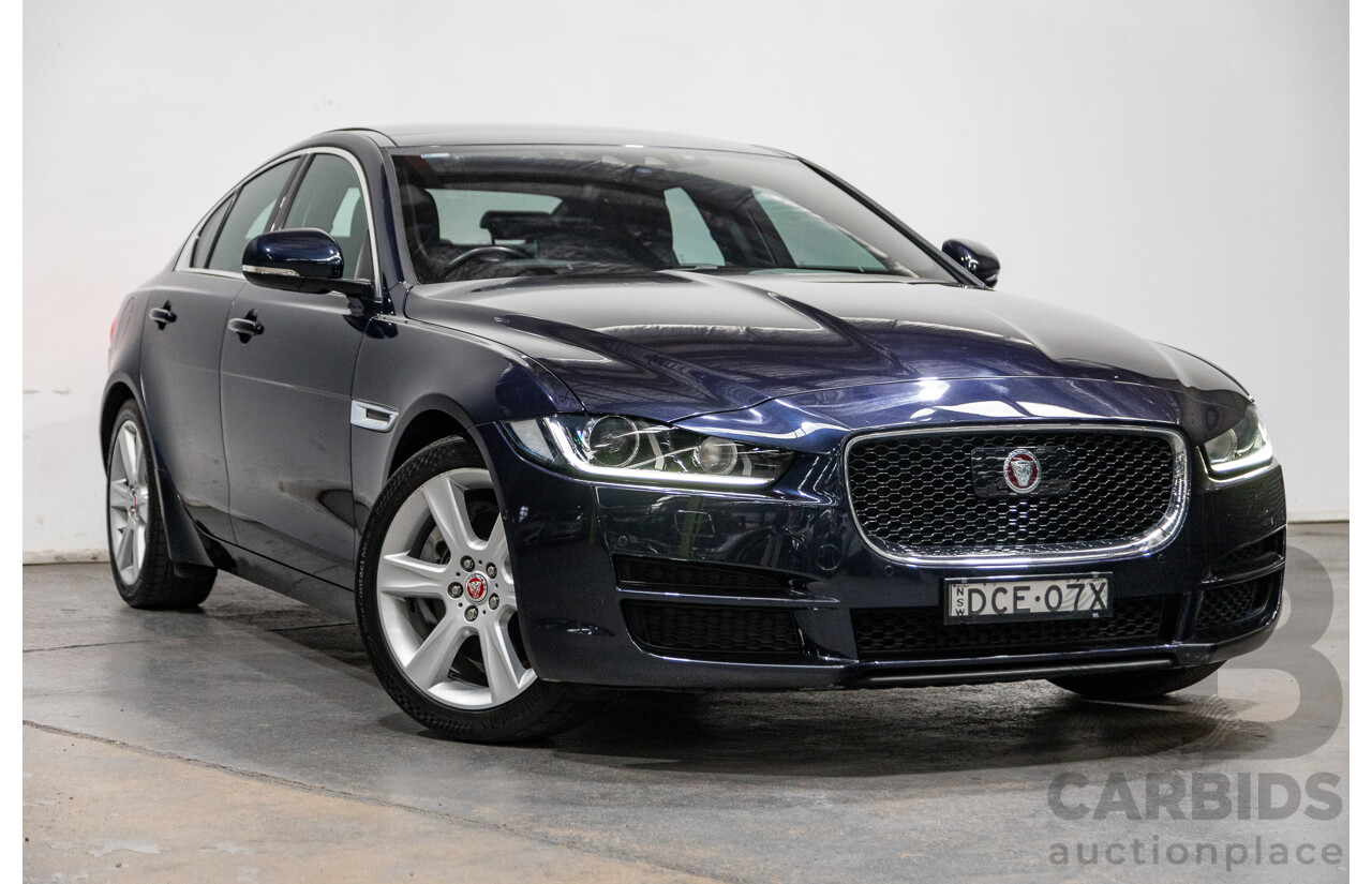 12/2015 Jaguar XE 20t Prestige 4d Sedan Dark Sapphire Metallic Turbo 2.0L