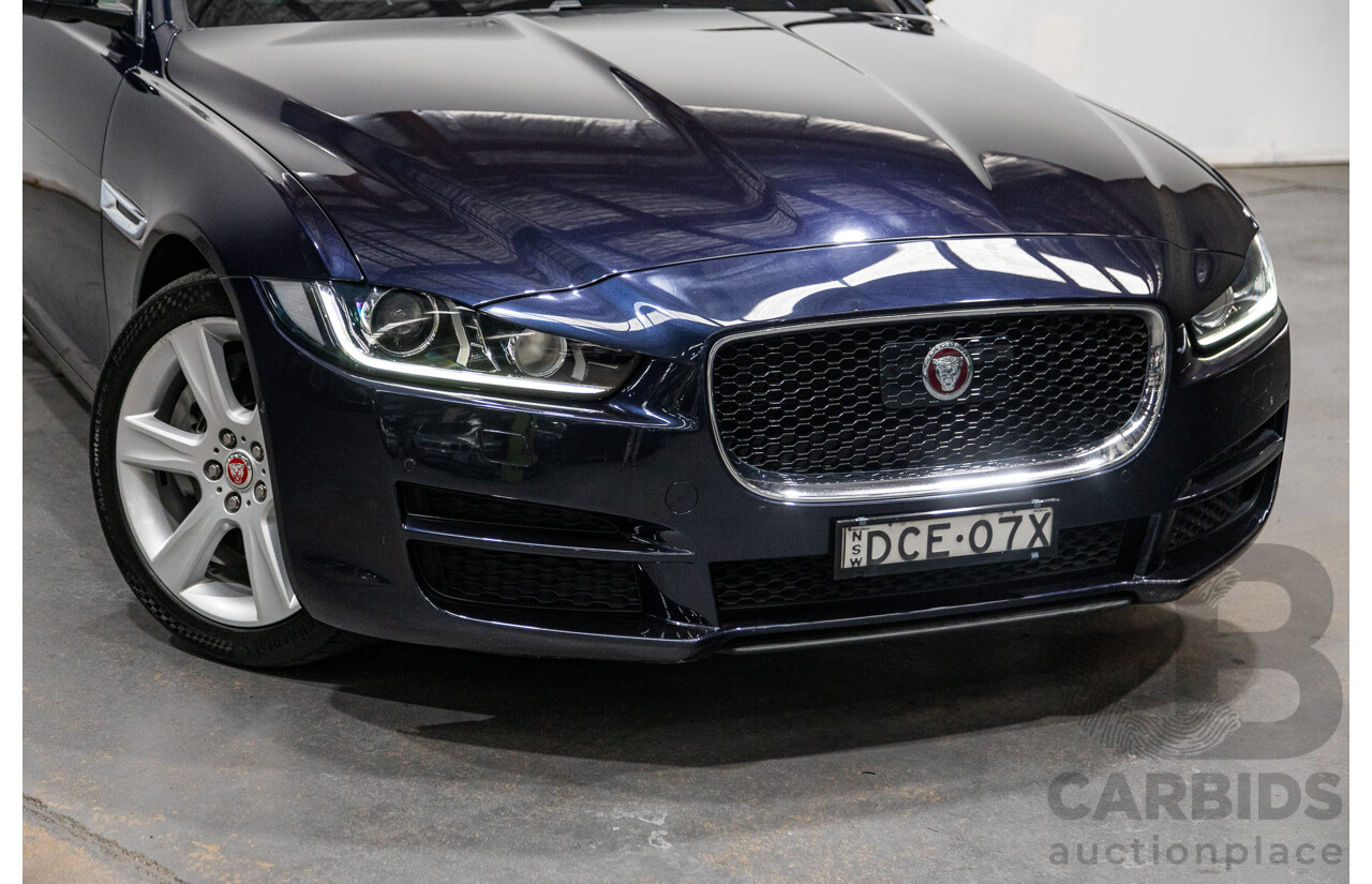 12/2015 Jaguar XE 20t Prestige 4d Sedan Dark Sapphire Metallic Turbo 2.0L