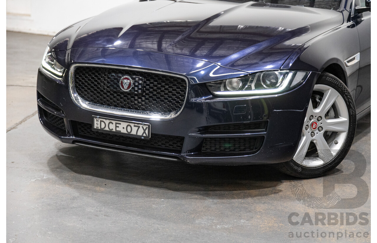 12/2015 Jaguar XE 20t Prestige 4d Sedan Dark Sapphire Metallic Turbo 2.0L