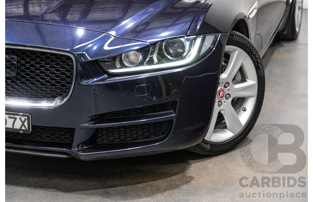 12/2015 Jaguar XE 20t Prestige 4d Sedan Dark Sapphire Metallic Turbo 2.0L