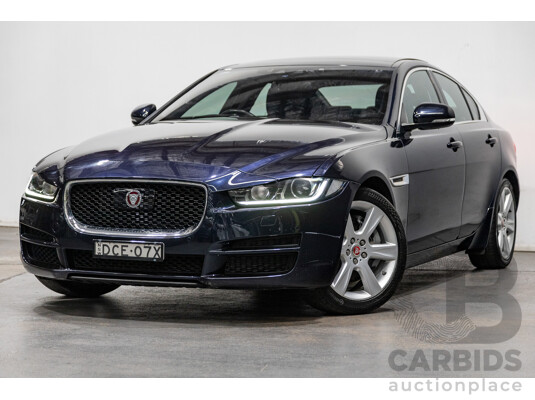 12/2015 Jaguar XE 20t Prestige 4d Sedan Dark Sapphire Metallic Turbo 2.0L