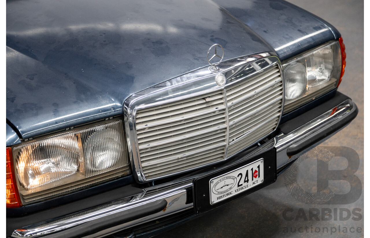 7/1984 Mercedes Benz 230 E W123 4d Sedan Blue 2.3L