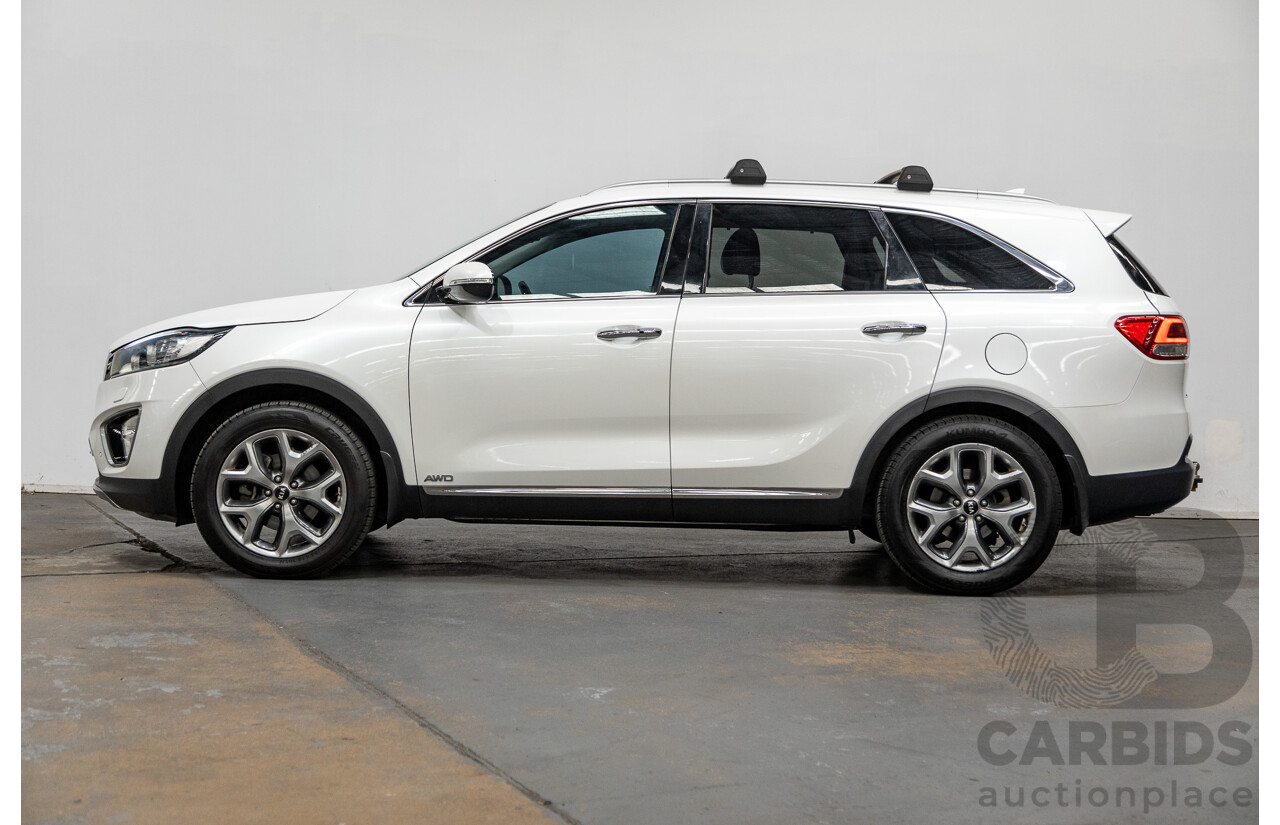 7/2015 Kia Sorento Platinum (4x4) UM 4d Wagon White Turbo Diesel 2.2L - 7 Seater