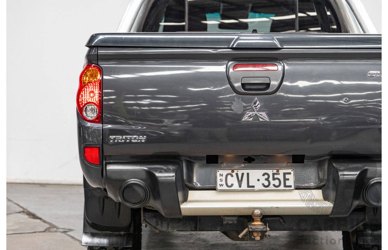 12/2014 Mitsubishi Triton GLX-R (4x4) MN MY15 Double Cab Utility Charcoal Grey Turbo Diesel 2.5L