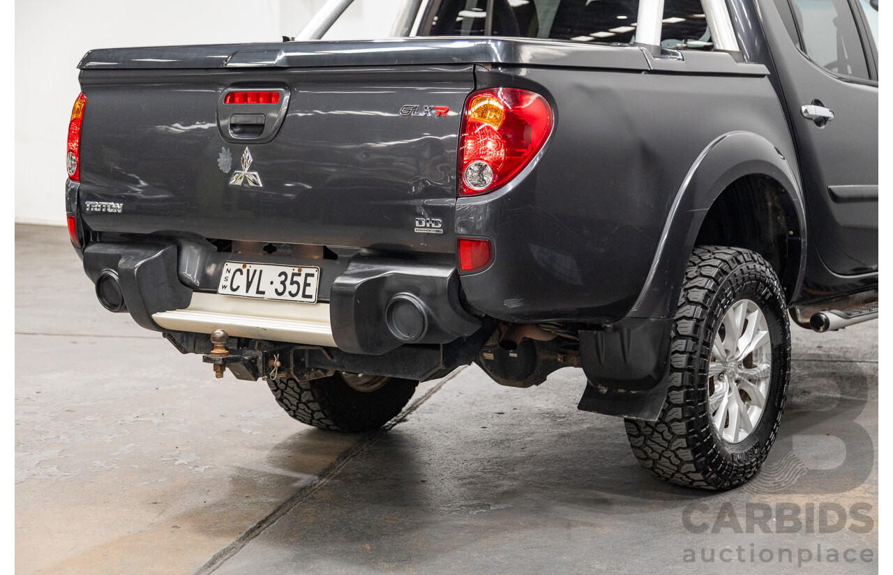 12/2014 Mitsubishi Triton GLX-R (4x4) MN MY15 Double Cab Utility Charcoal Grey Turbo Diesel 2.5L