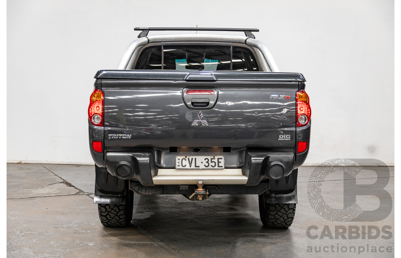 12/2014 Mitsubishi Triton GLX-R (4x4) MN MY15 Double Cab Utility Charcoal Grey Turbo Diesel 2.5L