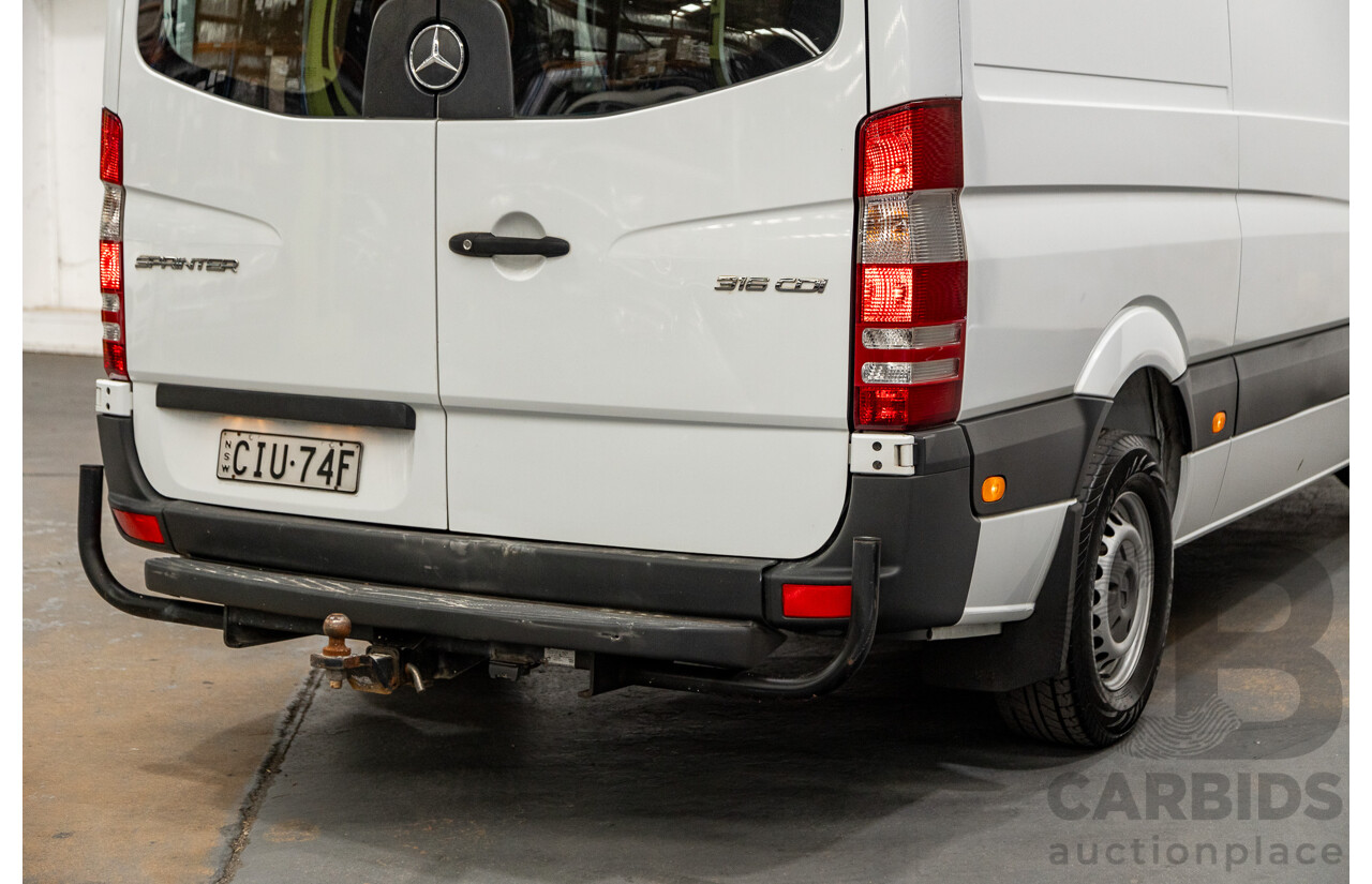 10/2013 Mercedes Benz Sprinter 316CDI LWB NCV3 MY14 2d Van Arctic White Turbo Diesel 2.1L