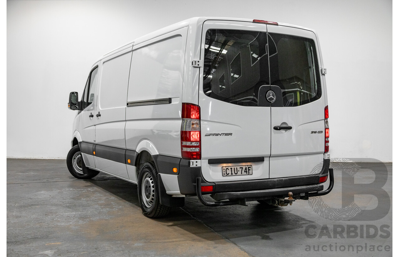 10/2013 Mercedes Benz Sprinter 316CDI LWB NCV3 MY14 2d Van Arctic White Turbo Diesel 2.1L