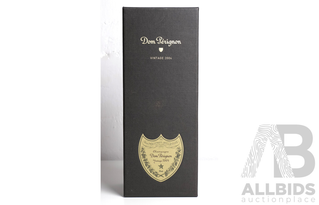 Boxed Dom Perignon Champagne Vintage 2004