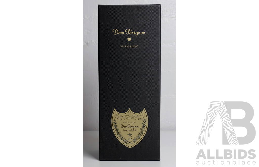 Boxed Dom Perignon Champagne Vintage 2005