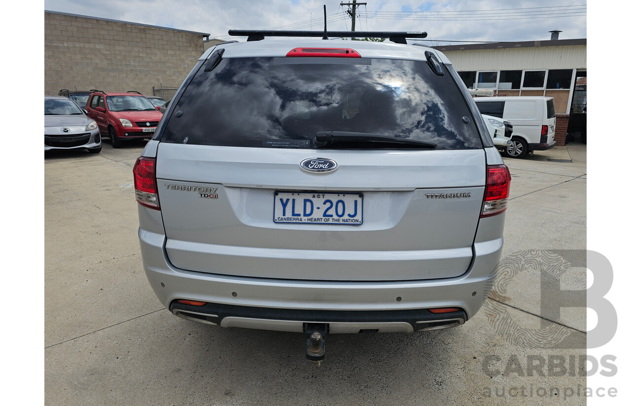 3/2012 Ford Territory Titanium (rwd) SZ 4d Wagon Silver 2.7L