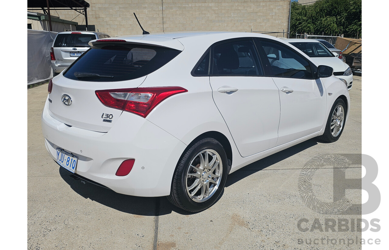 5/2012 Hyundai i30 Active 1.6 CRDi GD 5d Hatchback White 1.6L