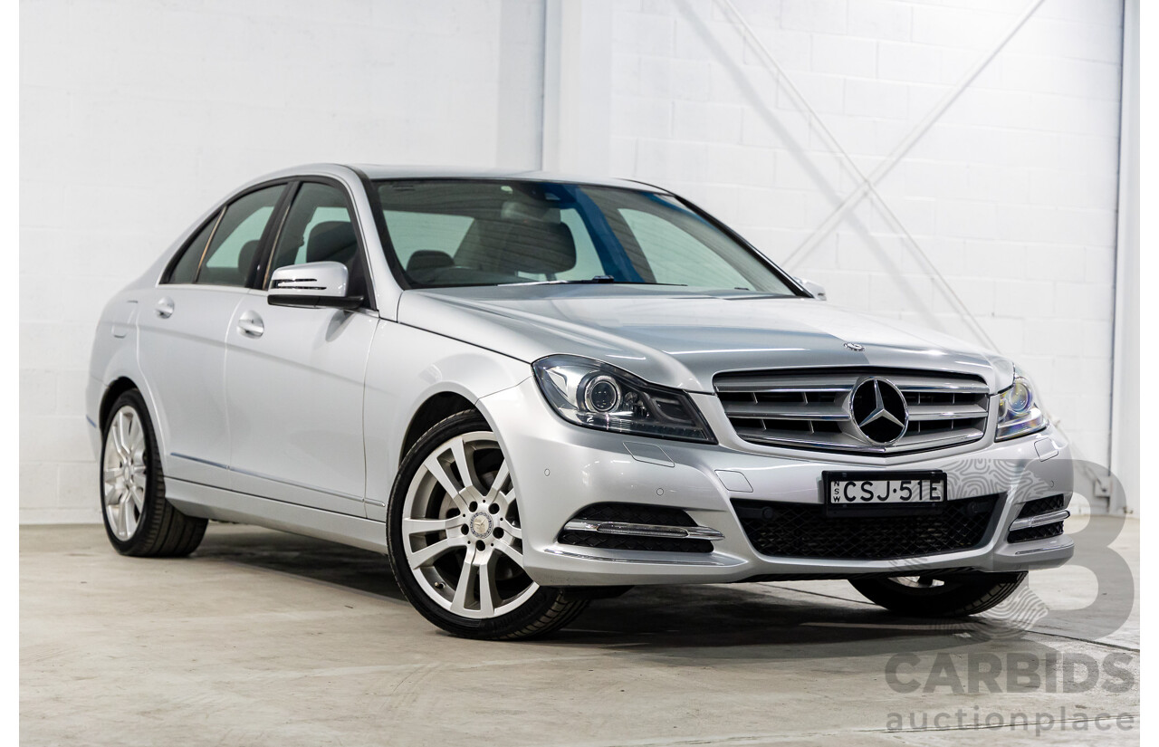 8/2013 Mercedes-Benz C250 CDI Avantgarde BE W204 MY13 4d Sedan Iridium Silver Metallic Turbo Diesel 2.1L