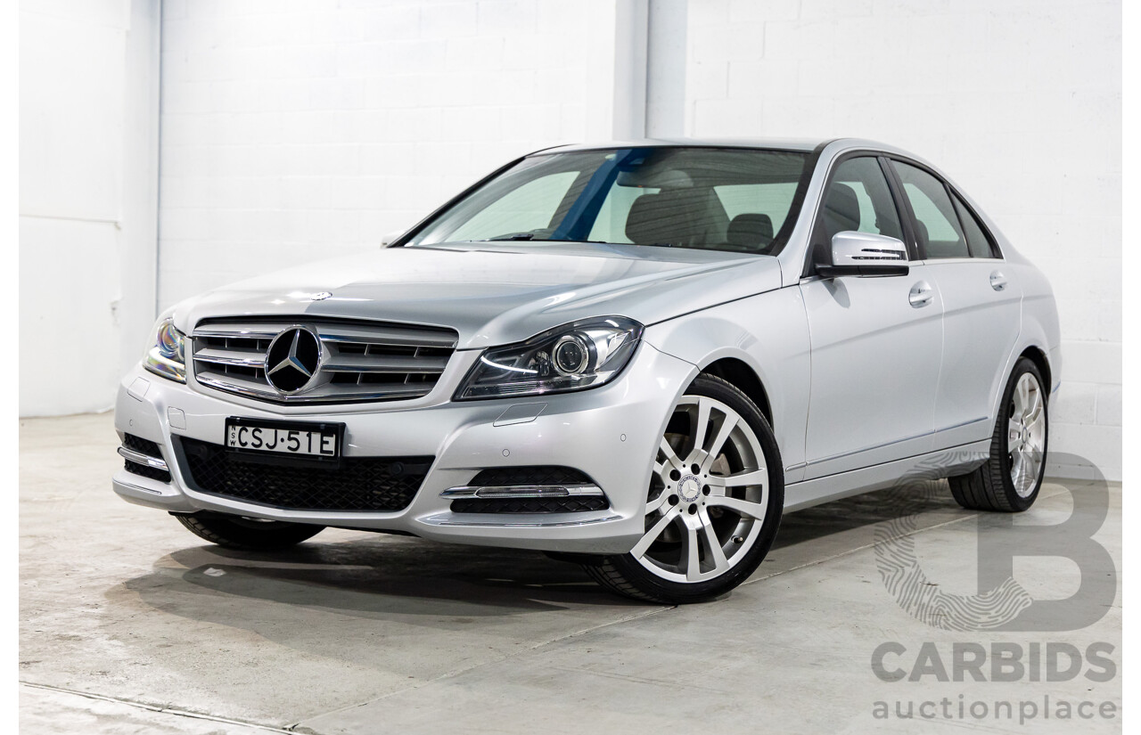 8/2013 Mercedes-Benz C250 CDI Avantgarde BE W204 MY13 4d Sedan Iridium Silver Metallic Turbo Diesel 2.1L