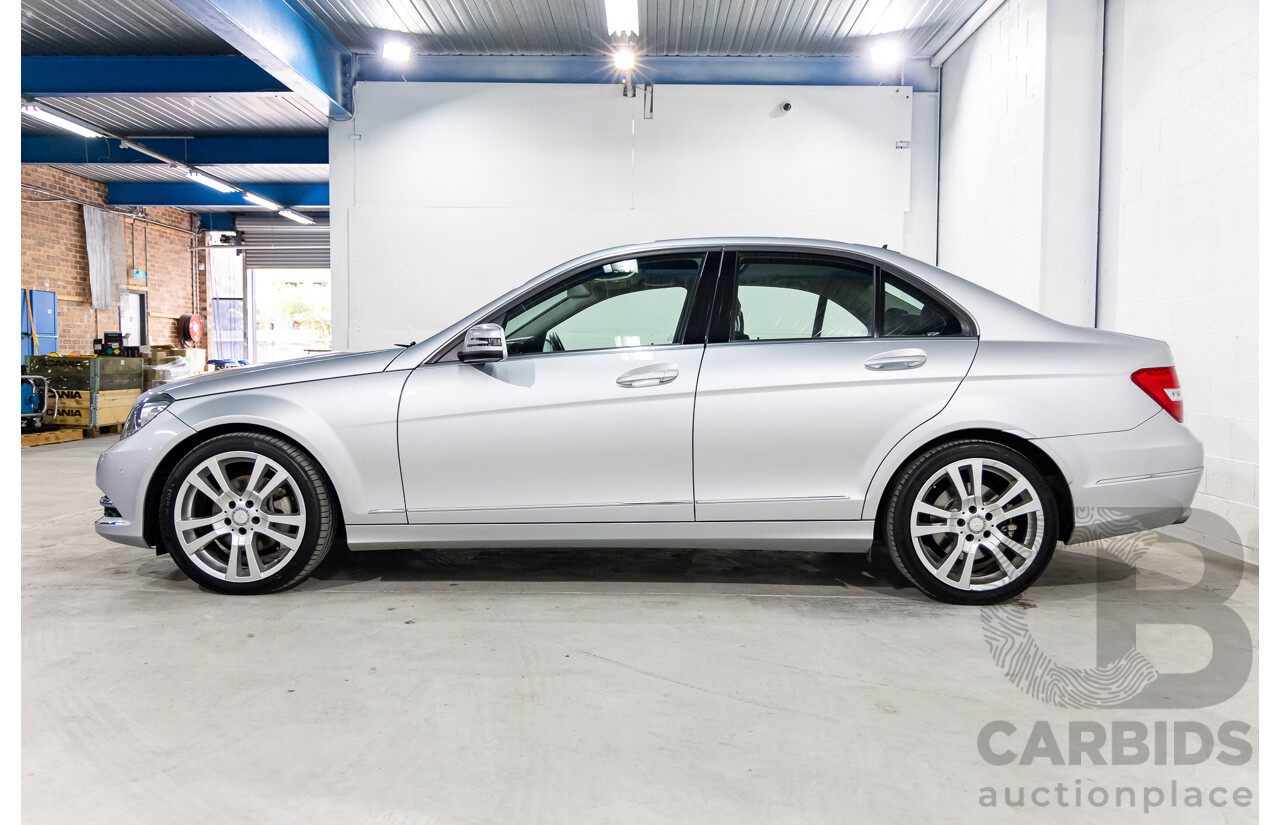 8/2013 Mercedes-Benz C250 CDI Avantgarde BE W204 MY13 4d Sedan Iridium Silver Metallic Turbo Diesel 2.1L